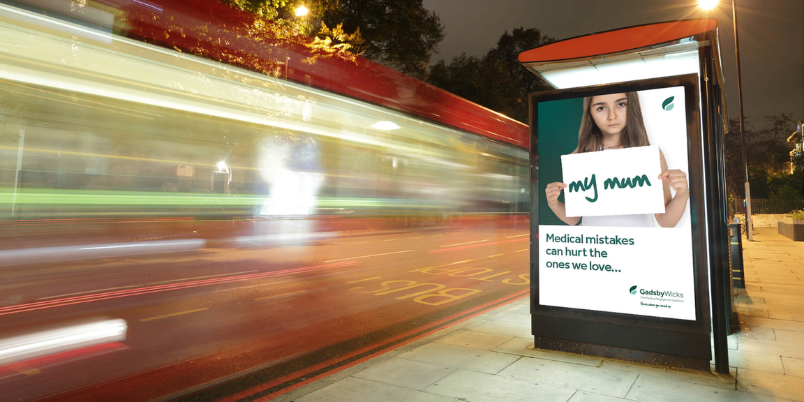 Bus stop poster